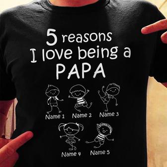Personalized Grandpa FD T Shirt - Thegiftio UK