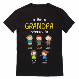 Personalized Grandpa FD T Shirt - Thegiftio UK
