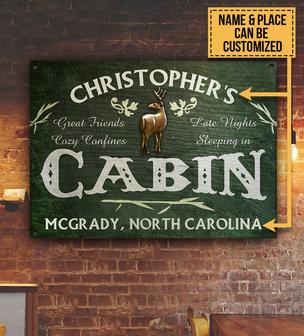 Personalized Deer Hunting Sleeping In Metal Sign - Thegiftio UK