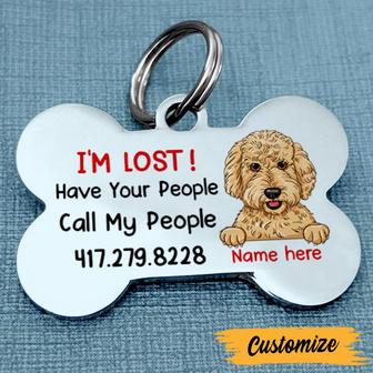 Personalized Dog Mom Pet Tag for Dog Owners - Thegiftio UK