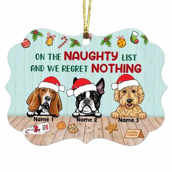 Personalized Dog Christmas MDF Ornament - Thegiftio