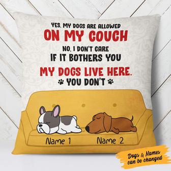 Personalized Dog Couch Pillow - Thegiftio UK