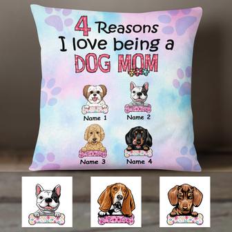 Personalized Dog Mom Pillow - Thegiftio