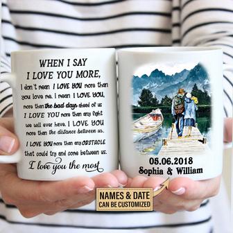 I Love You The Most Personalized Mug - Gift for Couples - Thegiftio UK