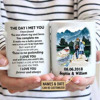The Day I Met You Personalized Mug - Gift for Couples - Thegiftio UK