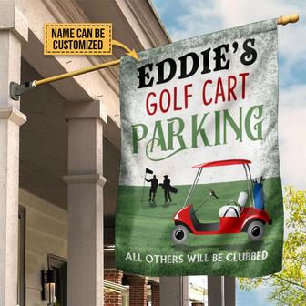 Personalized Golf Cart Parking Custom Flag - Golfers Gift - Thegiftio UK