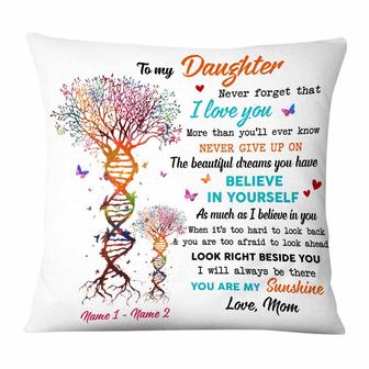 Personalized Grandma Granddaughter Mom Daughter Pillow - Thegiftio UK