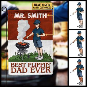Best Flippin' Dad Personalized Flag - Gift for Dad - Thegiftio UK