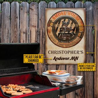 Grilling Smoke House Got 'Em Custom Metal Sign - Thegiftio UK