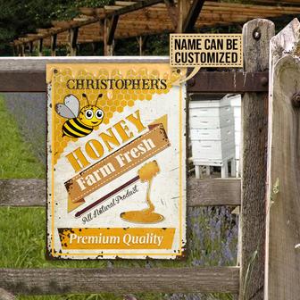 Personalized Honey Farm Metal Sign - Gift for Farm Lovers - Thegiftio UK