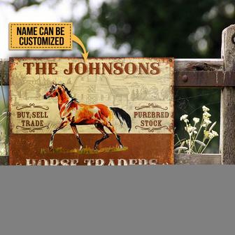 Personalized Horse Buy Sell Trade Custom Metal Sign - Gift - Thegiftio UK