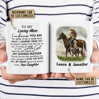 I Am Because You Are Custom Mug - Gift for Horse Lovers - Thegiftio UK