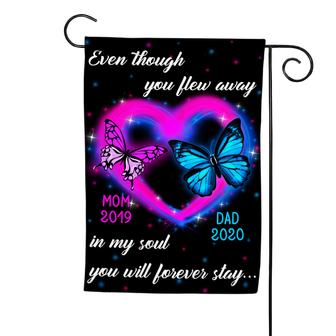 Personalized Memorial Garden Flag for Mom and Dad - Thegiftio UK