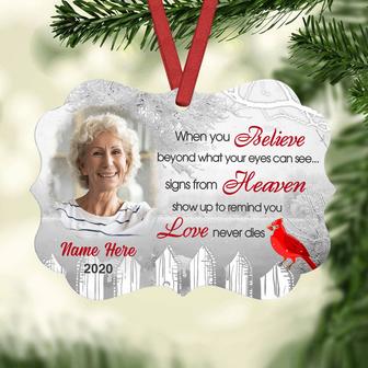 Personalized Memorial Cardinal Benelux Ornament NB281 85O47 - Thegiftio UK