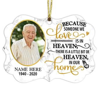 Personalized Memorial Heaven In Home MDF Ornament NB61 81O47 - Thegiftio UK
