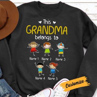 Personalized Grandma Sweatshirt - Thegiftio UK