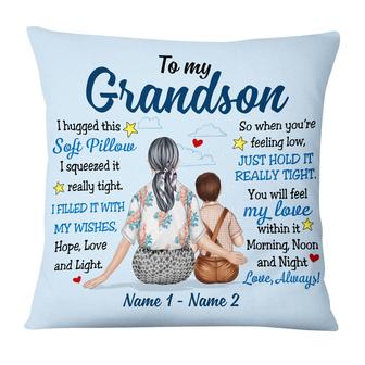 Personalized Mom Grandma To Granddaughter Grandson, Gift Idea For Grandchild Pillow - Thegiftio UK