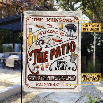 Listen To The Good Music Sippin Custom Flag - Gift for BBQ - Thegiftio UK