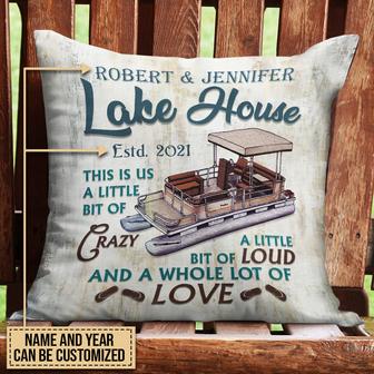 A Little Bit Lake House Personalized Pillow - Gift for Home - Thegiftio UK
