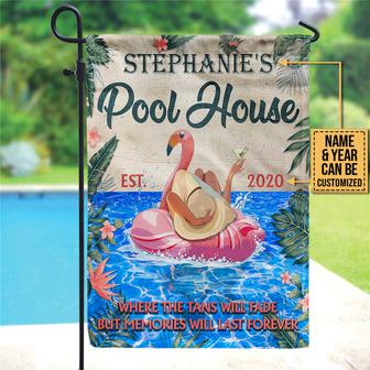 Pool The Tans Will Fade Personalized Flag - Gift for Pool - Thegiftio UK