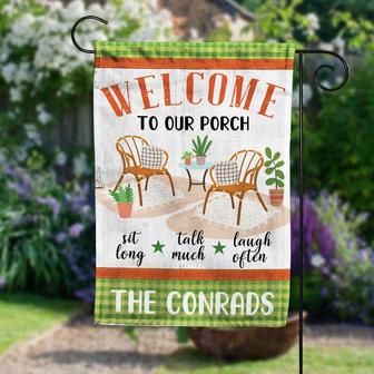 Personalized Garden Flag for Porch Decor - Thegiftio UK