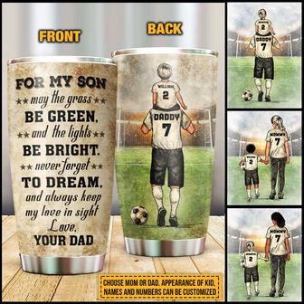 Never Forget To Dream Custom Tumbler - Soccer Parent Gift - Thegiftio UK