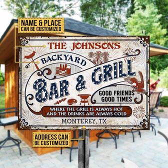 Personalized Stars & Stripes Grilling Where The Grill Custom - Thegiftio UK