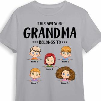 Personalized This Mom Dad Grandma Grandpa T Shirt - Thegiftio UK