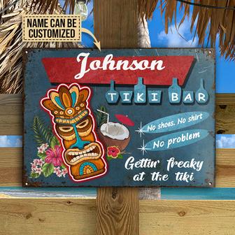 Personalized Tiki Bar No Problem Custom Metal Sign - Gift - Thegiftio UK