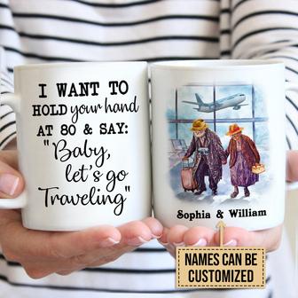 I Want To Hold Your Hand Personalized Mug - Gift for Travel - Thegiftio UK