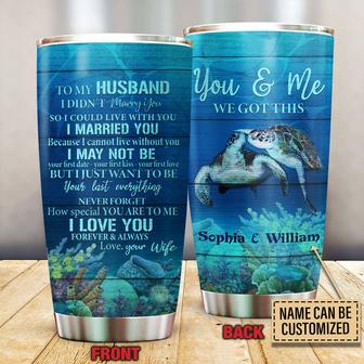 Personalized Turtle Your Last Everything Custom Tumbler - Thegiftio UK
