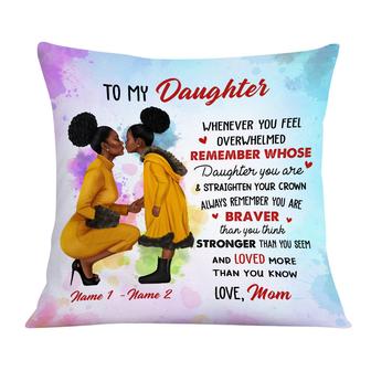 Personalized BWA Granddaughter Daughter Mom Grandma Pillow - Thegiftio UK
