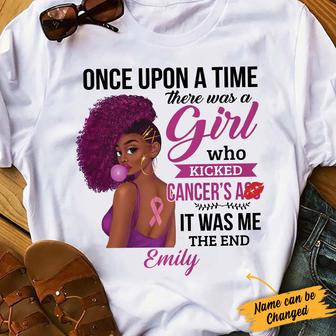 Personalized BWA Breast Cancer The End T Shirt - Thegiftio UK