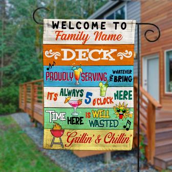 Personalized Garden Flag for Grilling Enthusiasts - Thegiftio UK