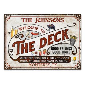 Listen To The Good Music Custom Metal Sign - Gift for BBQ - Thegiftio UK