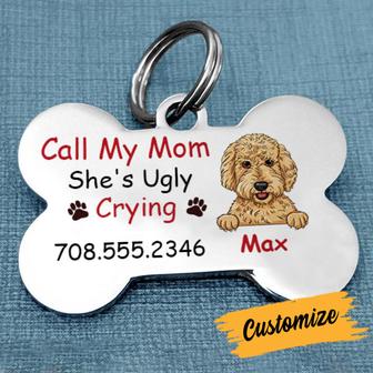 Personalized Dog Mom Lost Bone Pet Tag for Her - Thegiftio UK