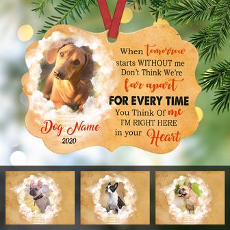 Personalized Dog Memorial MDF Benelux Ornament NB121 85O60 - Thegiftio UK