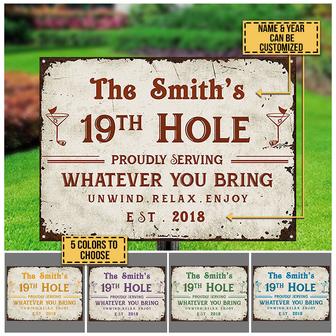 Golf Color Personalized Metal Sign - Gift for Golf Lovers - Thegiftio UK