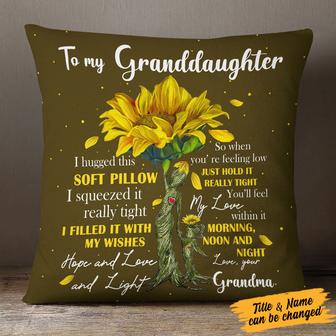 Personalized Pillow for Grandma and Granddaughter - Thegiftio UK