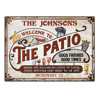 Listen To The Good Music Personalized Metal Sign - BBQ Gift - Thegiftio UK