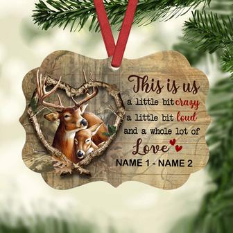 Personalized This Is Us Deer Hunting Couple Benelux Ornament - Thegiftio
