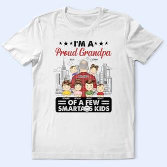 Proud Grandpa Of A Few Custom T-Shirt - Gift for Grandpa - Thegiftio UK