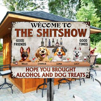 Hope You Brought Alcohol Custom Sign - Gift for Dog Lovers - Thegiftio UK