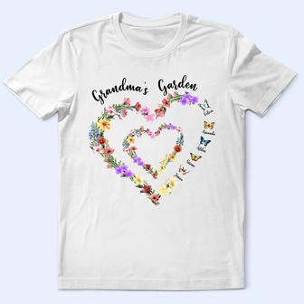 Grandma's Garden Personalized T Shirt - Gift for Grandma - Thegiftio UK