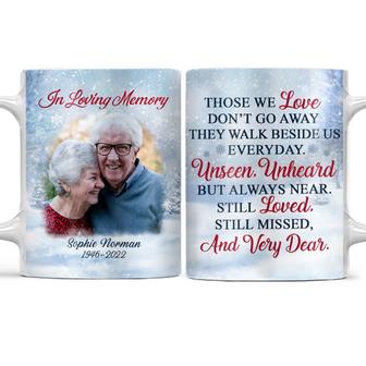 Those We Love Don’t Go Away Personalized Mug - Memorial Gift - Thegiftio UK