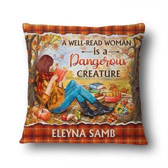 A Well-Read Woman Is A Dangerous Creature Personalized - Thegiftio UK