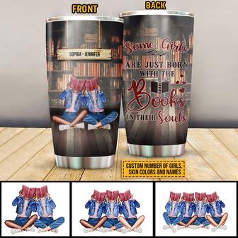 Reading Bestie Books In Souls Custom Tumbler - Bestie Gift - Thegiftio UK