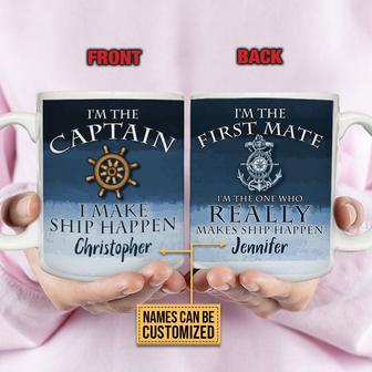 Sailor I'm The Captain Custom Mug - Gift for Sailor Couple - Thegiftio UK