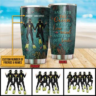 Scuba Diving Bestie Custom Tumbler - Gift for Friends - Thegiftio UK