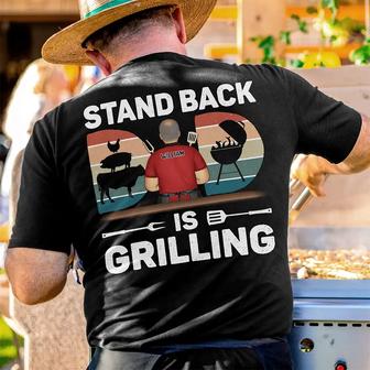 Stand Back Dad Is Grilling Custom T-Shirt - Gift for Dad - Thegiftio UK